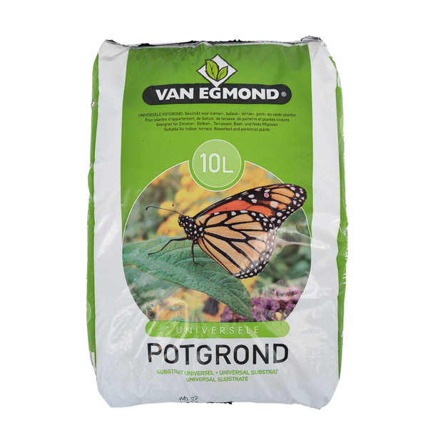 Zak Van Egmond Universele Potgrond 10L – voedzame potgrond voor kamer- en tuinplanten