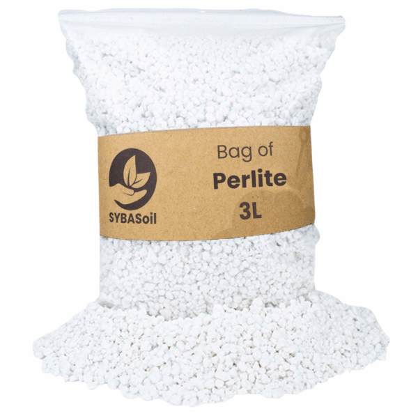 Zak perliet met witte vulkanische korrels – luchtige bodemverbeteraar voor kamerplanten