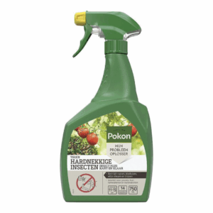 Fles Pokon Hardnekkige Insectenspray 750ml – bestrijding van bladluizen en andere insecten