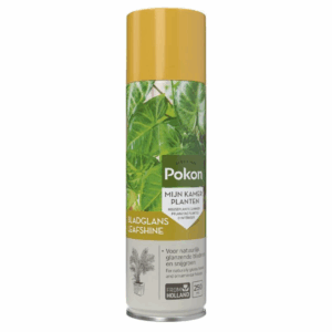 Fles Pokon Bladglans 250ml op witte achtergrond – glansspray voor kamerplanten
